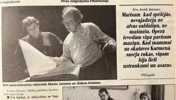 Марис Янсонс: Интервью о Латвии, времени и культуре